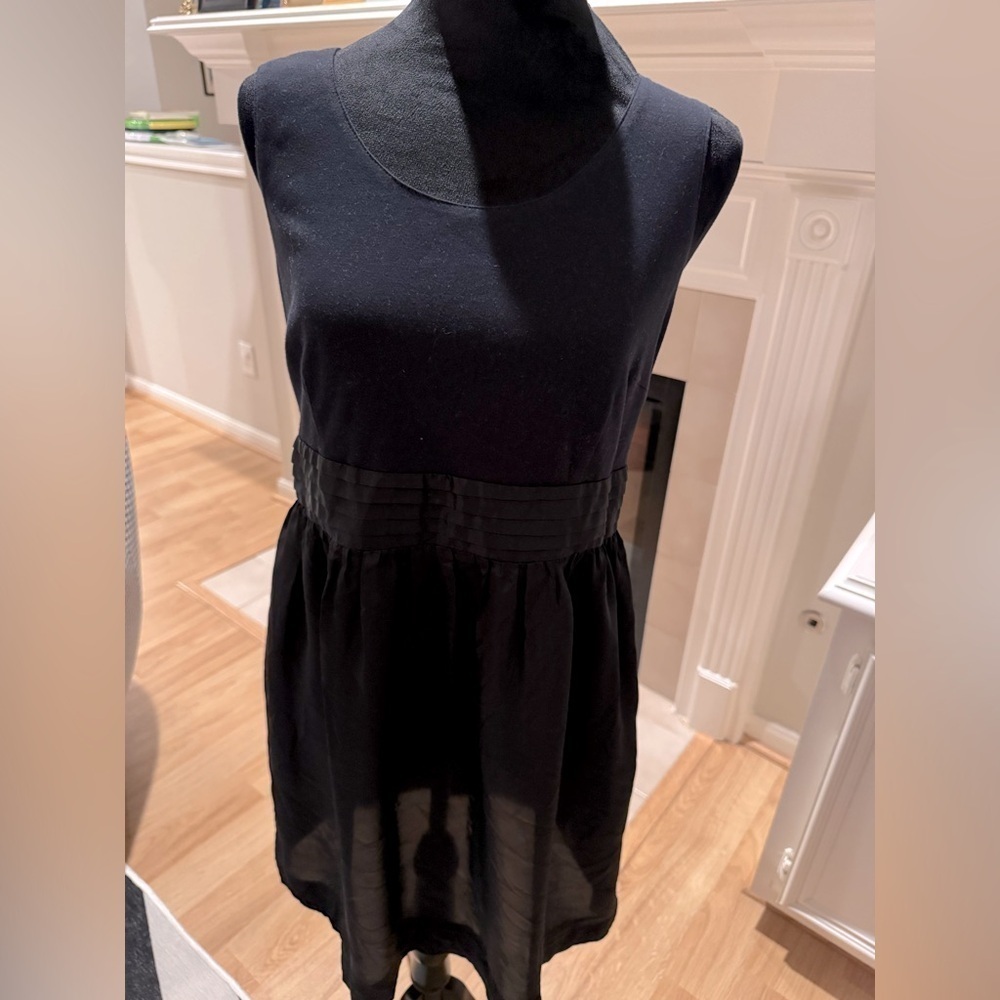 SEE BY CHLOE Black Twofer Dress Size 6 GUC